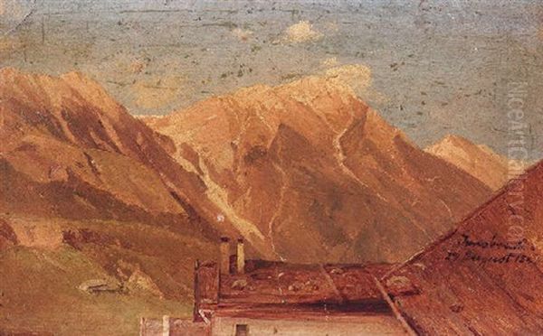 Fruhmorgendliche Berglandschaft Bei Innsbruck - view 1