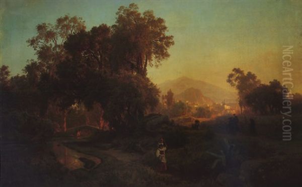 Ansicht Der Italienischen Campagna - view 1