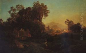 Ansicht Der Italienischen Campagna by Oswald Achenbach