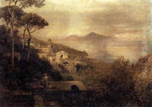 Baie De Capri by Oswald Achenbach