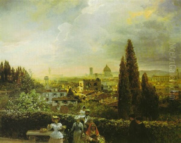 Terrasse Sur Les Hauteurs De Florence - view 1