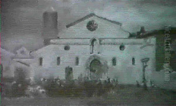 Vor Der Kirche St. Miniato In Florenz - view 1