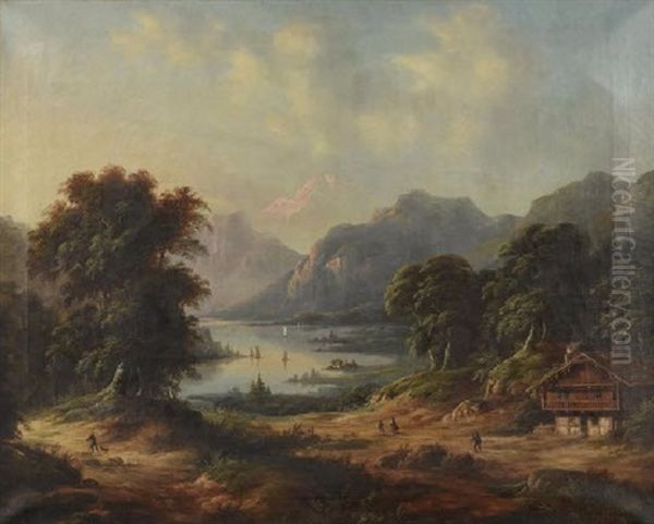 Paysage Lacustre En Suisse - view 1