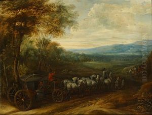 Koets In Een Landschap