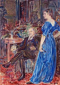Portratt Av Ellen Och John Josephson by Johann Axel Gustaf Acke