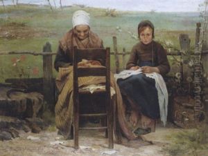 's Zomers Buiten by Florimond Van Acker