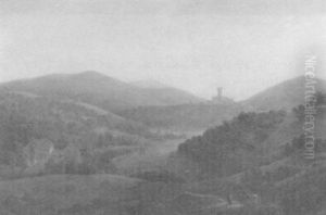 Blick Uber Ein Weites Tal Auf Die Burgruine Konigstein Im Taunus