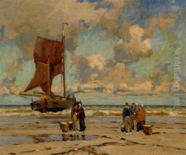 Anlandendes Fischerboot - view 1