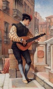 Musico Barroco by Cesare Felix Georges dell' Acqua