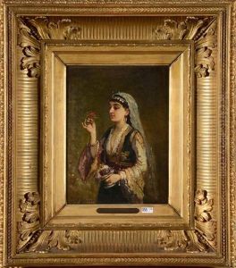 La Belle Ottomane by Cesare Felix Georges dell' Acqua