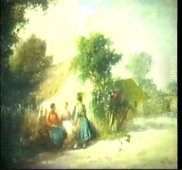 Plauderstundchen Vor Dem Bahnhof - view 1