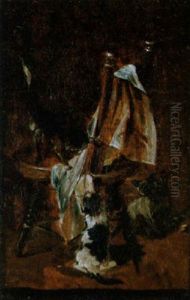 Drei Spielende Katzen by Julius Adam the Elder