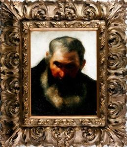 Portrait Eines Bartigen Mannes