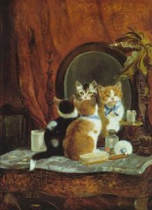 Die Eitlen Katzchen by Julius Adam the Younger