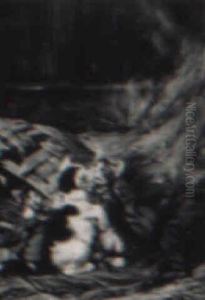 Kittens In A Hayloft - view 1