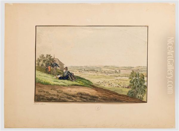Albrecht Adam (1786 - 1862) - Bivac Bei Wilna - view 1