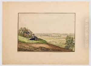 Albrecht Adam (1786 - 1862) - Bivac Bei Wilna by Albrecht Adam