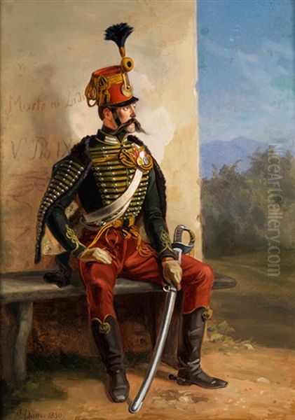 Franzosischer Soldat Bei Der Rast - view 1