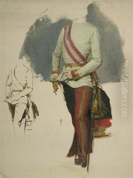 Reiterbildnis Von Kaiser Franz Joseph I (study) - view 1