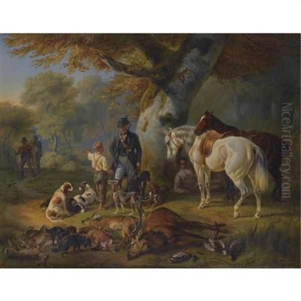 Die Erfolgreiche Jagd (the Successful Hunt) - view 1