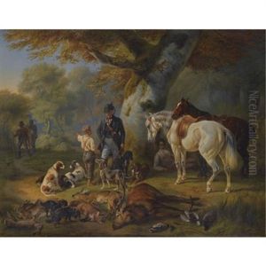 Die Erfolgreiche Jagd (the Successful Hunt) by Albrecht Adam