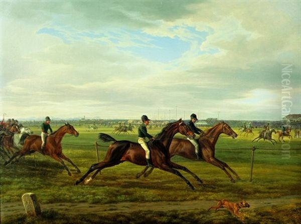 Une Scene De Course De Plat En Baviere - view 1