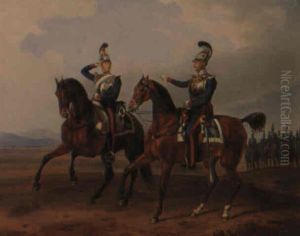 Die Prinzen Karl Und Luitpold Von Bayern by Albrecht Adam
