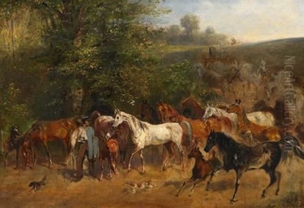 Ruckkehr Aus Der Puszta (study) - view 1