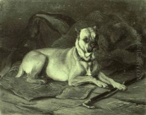 Hundeportrait by Benno Adam