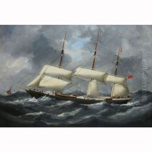 British Merchant Vessel by Edouard Adam