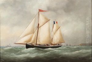 Bateau Pilote Du Havre by Edouard Adam