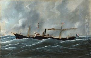 Le Ricel De La Compagnie De Navigation Mixte Par Mer Formee by Edouard Adam