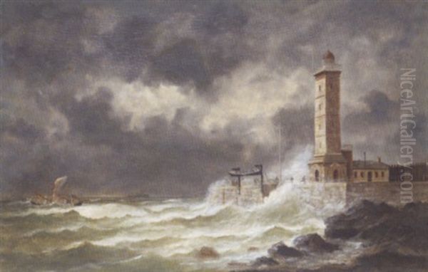 Tempete Au Large Du Havre - view 1