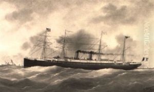 Le Bateau A Vapeur by Edouard Adam