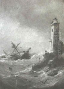 Surveying The Shipwreck by Edouard Adam