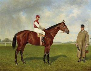 Jockey Zu Pferd (intrygant) Nach Rechts by Emil Adam