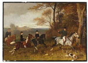 Ausritt Am Waldesrand by Emil Adam