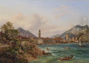 View Of Riva On Lake Garda