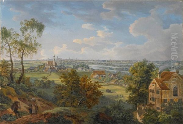 Blick Von Thalkirchen Auf Munchen - view 1