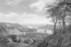 Blick Ins Isartal Mit Burg Schwanek Bei Pullach