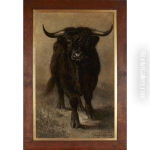 Portrait Of A Bull by Joseph Denovan Adam