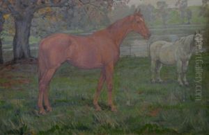 Horses In A Meadow