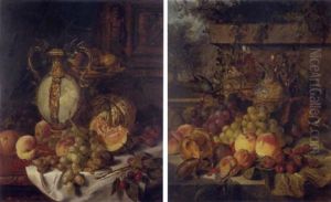 Still Life Study With Fruit by Joseph Denovan Adam