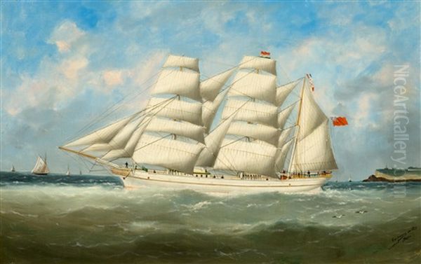 The Three-masted Phrenologist At Sea - view 1