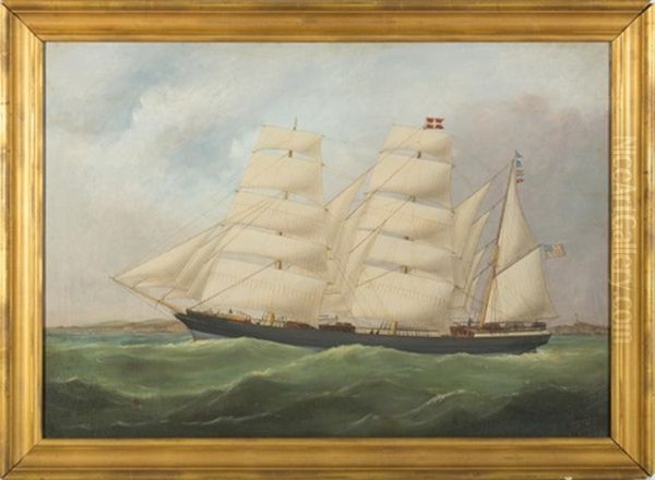 The Bark America Off Le Havre - view 1