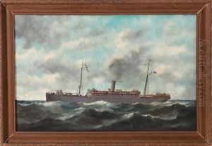 "buford" At Sea by Marie-Edouard Adam Of Le Havre