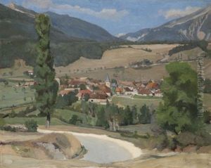 Paysage Du Trieves, Saint Maurice by Maurice Adam