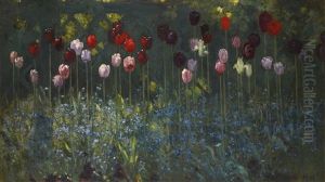 Tulips And Forget-me-nots Tulips And Forget-me-nots