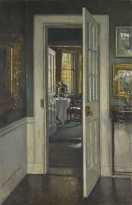 Interior Looking Through To Morning Room by Patrick William Adam
