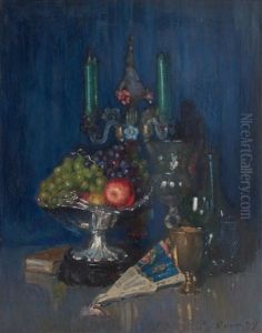 Still Life With Fruit And Candelabra